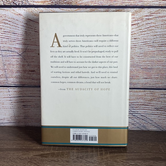 Barack Obama The Audacity of Hope: Thoughts on Reclaiming the American Dream - Picture 4 of 7